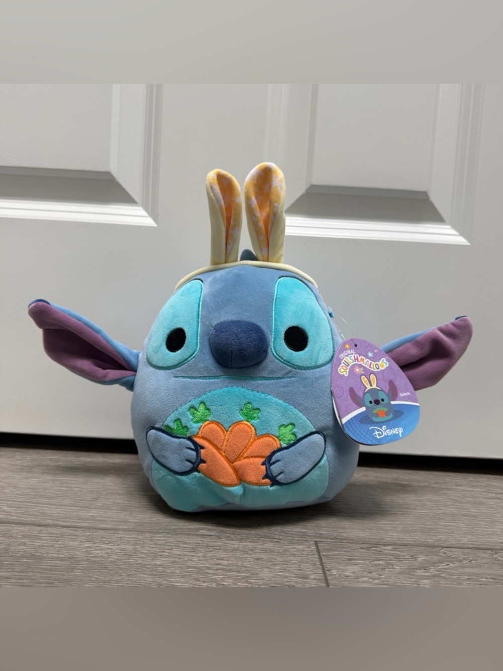 SQUISHMALLOWS DISNEY STITCH EASTER LIMITED EDITION BUNNY EARS 8” PLUSH NEW